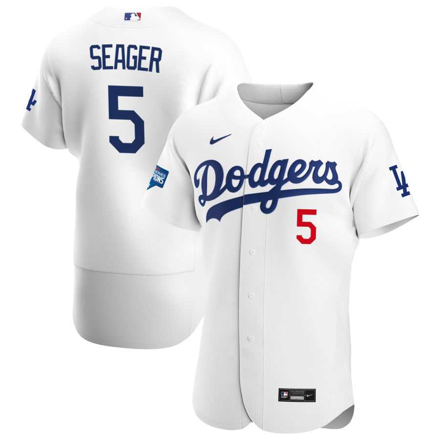 Dodgers 5 Corey Seager White Nike 2020 World Series Champions Flexbase Jersey Dzhi,We sell and wholesale Dodgers 5 Corey Seager White Nike 2020 World Series Champions Flexbase Jersey Dzhi on line form chian!
